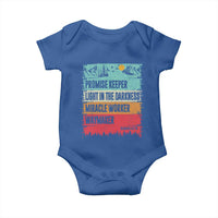 Vintage Christian Worship Baby Onesie Isaiah 42:16 Waymaker Promise Keeper Miracle Worker - Wonder Print Shop