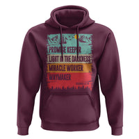 Vintage Christian Worship Hoodie Isaiah 42:16 Waymaker Promise Keeper Miracle Worker - Wonder Print Shop