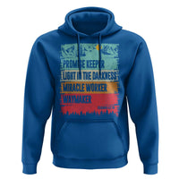 Vintage Christian Worship Hoodie Isaiah 42:16 Waymaker Promise Keeper Miracle Worker - Wonder Print Shop