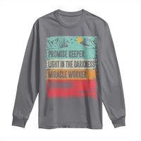 Vintage Christian Worship Long Sleeve Shirt Isaiah 42:16 Waymaker Promise Keeper Miracle Worker - Wonder Print Shop
