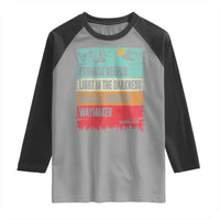 Vintage Christian Worship Raglan Shirt Isaiah 42:16 Waymaker Promise Keeper Miracle Worker - Wonder Print Shop