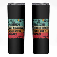 Vintage Christian Worship Skinny Tumbler Isaiah 42:16 Waymaker Promise Keeper Miracle Worker - Wonder Print Shop
