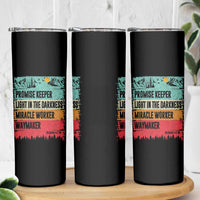 Vintage Christian Worship Skinny Tumbler Isaiah 42:16 Waymaker Promise Keeper Miracle Worker - Wonder Print Shop