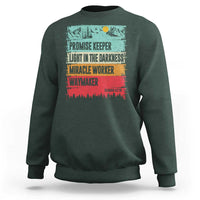 Vintage Christian Worship Sweatshirt Isaiah 42:16 Waymaker Promise Keeper Miracle Worker - Wonder Print Shop