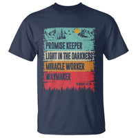 Vintage Christian Worship T Shirt Isaiah 42:16 Waymaker Promise Keeper Miracle Worker - Wonder Print Shop