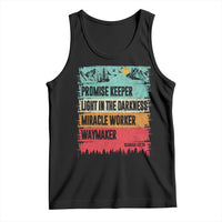 Vintage Christian Worship Tank Top Isaiah 42:16 Waymaker Promise Keeper Miracle Worker - Wonder Print Shop