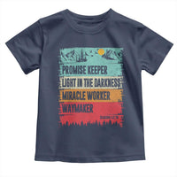 Vintage Christian Worship Toddler T Shirt Isaiah 42:16 Waymaker Promise Keeper Miracle Worker - Wonder Print Shop