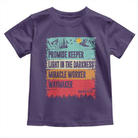 Vintage Christian Worship Toddler T Shirt Isaiah 42:16 Waymaker Promise Keeper Miracle Worker - Wonder Print Shop