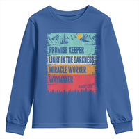 Vintage Christian Worship Youth Sweatshirt Isaiah 42:16 Waymaker Promise Keeper Miracle Worker - Wonder Print Shop