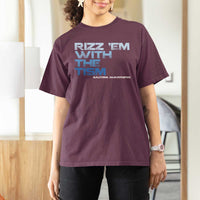 Funny Rizz Em With The Tism T Shirt For Women Meme Autistic Autism Awareness