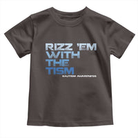 Funny Rizz Em With The Tism Toddler T Shirt Meme Autistic Autism Awareness