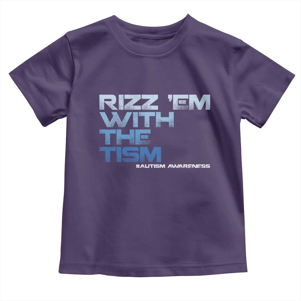 Funny Rizz Em With The Tism Toddler T Shirt Meme Autistic Autism Awareness