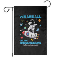 Autism Acceptance Garden Flag We Are All Under The Same Stars