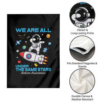 Autism Acceptance Garden Flag We Are All Under The Same Stars