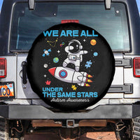 Autism Acceptance Spare Tire Cover We Are All Under The Same Stars