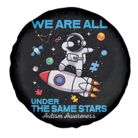 Autism Acceptance Spare Tire Cover We Are All Under The Same Stars