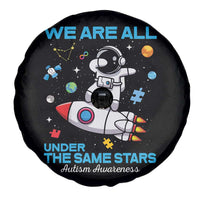 Autism Acceptance Spare Tire Cover We Are All Under The Same Stars