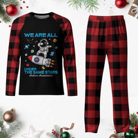 Autism Acceptance Plaid Pajama Set We Are All Under The Same Stars