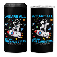 Autism Acceptance 4 in 1 Can Cooler Tumbler We Are All Under The Same Stars