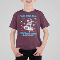 Autism Acceptance T Shirt For Kid We Are All Under The Same Stars