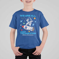 Autism Acceptance T Shirt For Kid We Are All Under The Same Stars