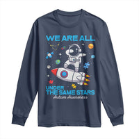 Autism Acceptance Long Sleeve Shirt We Are All Under The Same Stars