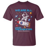 Autism Acceptance T Shirt We Are All Under The Same Stars