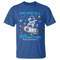 Autism Acceptance T Shirt We Are All Under The Same Stars