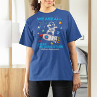 Autism Acceptance T Shirt For Women We Are All Under The Same Stars