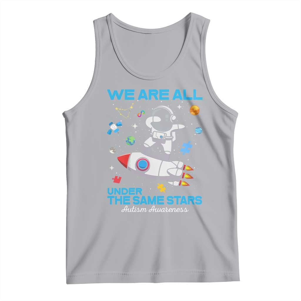 Autism Acceptance Tank Top We Are All Under The Same Stars