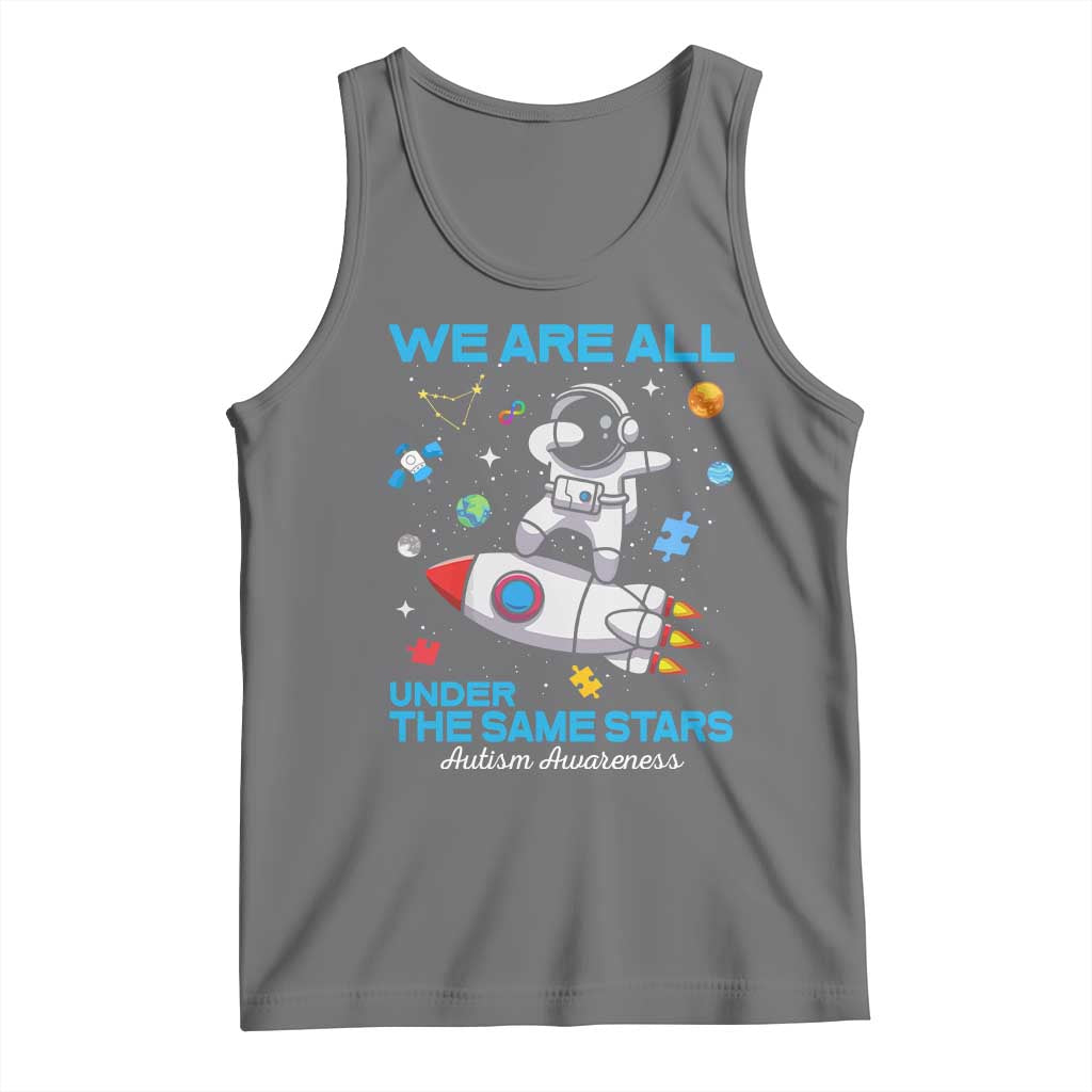Autism Acceptance Tank Top We Are All Under The Same Stars