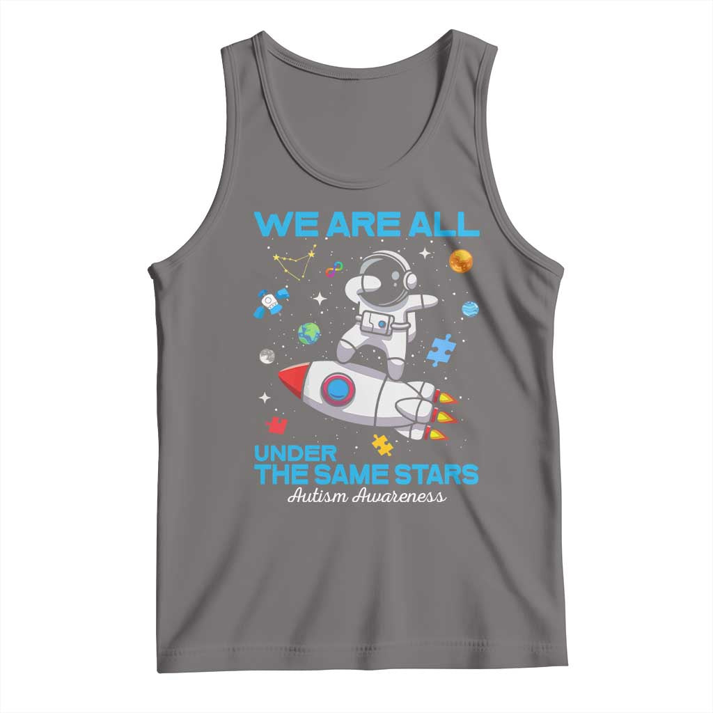 Autism Acceptance Tank Top We Are All Under The Same Stars