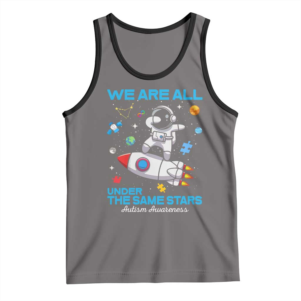 Autism Acceptance Tank Top We Are All Under The Same Stars