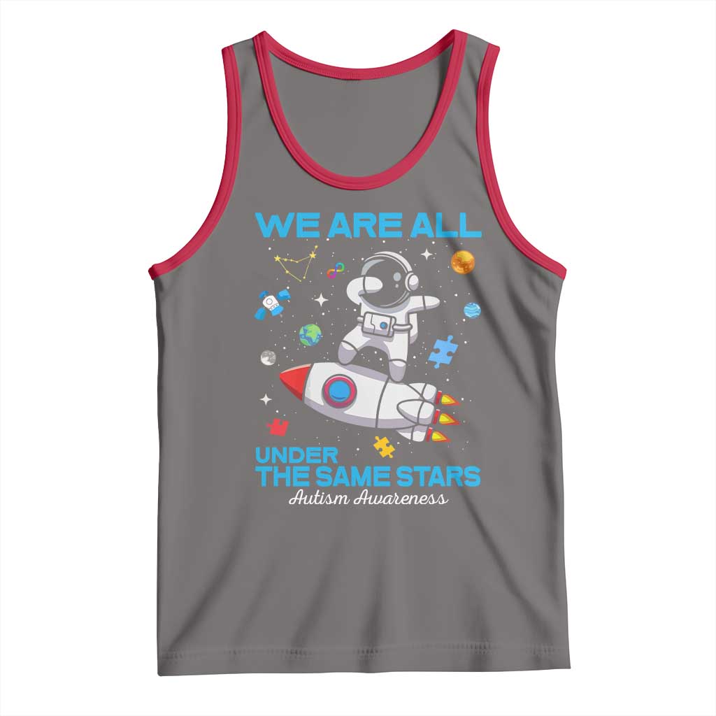 Autism Acceptance Tank Top We Are All Under The Same Stars