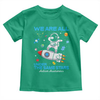 Autism Acceptance Toddler T Shirt We Are All Under The Same Stars
