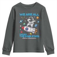 Autism Acceptance Youth Sweatshirt We Are All Under The Same Stars