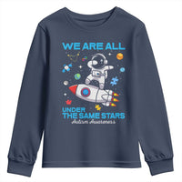 Autism Acceptance Youth Sweatshirt We Are All Under The Same Stars