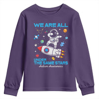 Autism Acceptance Youth Sweatshirt We Are All Under The Same Stars