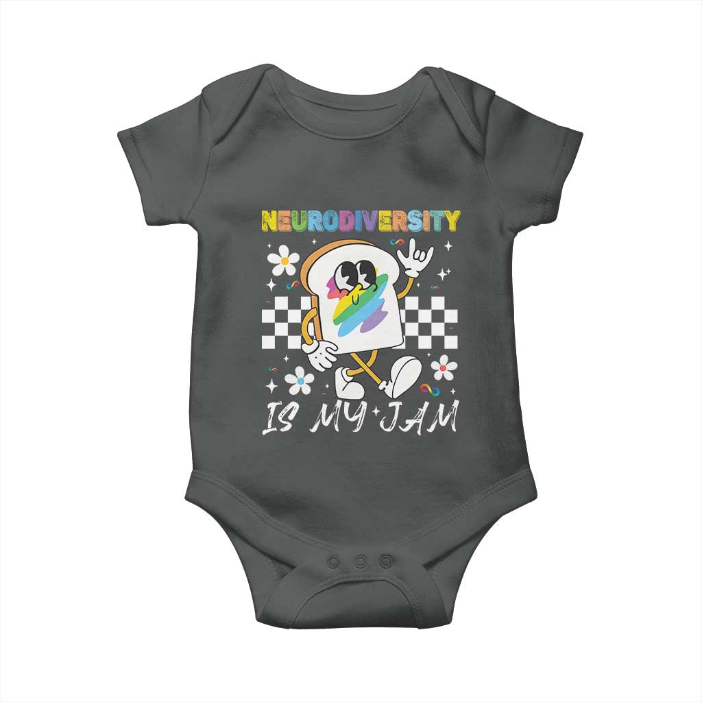 Neurodiversity Is My Jam Inclusion Autism Awareness Baby Onesie Special Education Teacher Para Gift