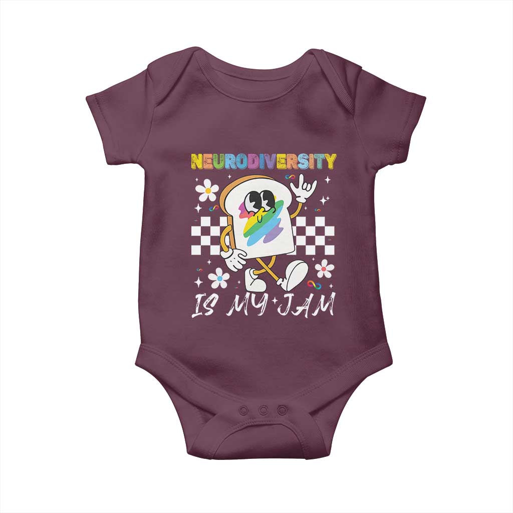 Neurodiversity Is My Jam Inclusion Autism Awareness Baby Onesie Special Education Teacher Para Gift