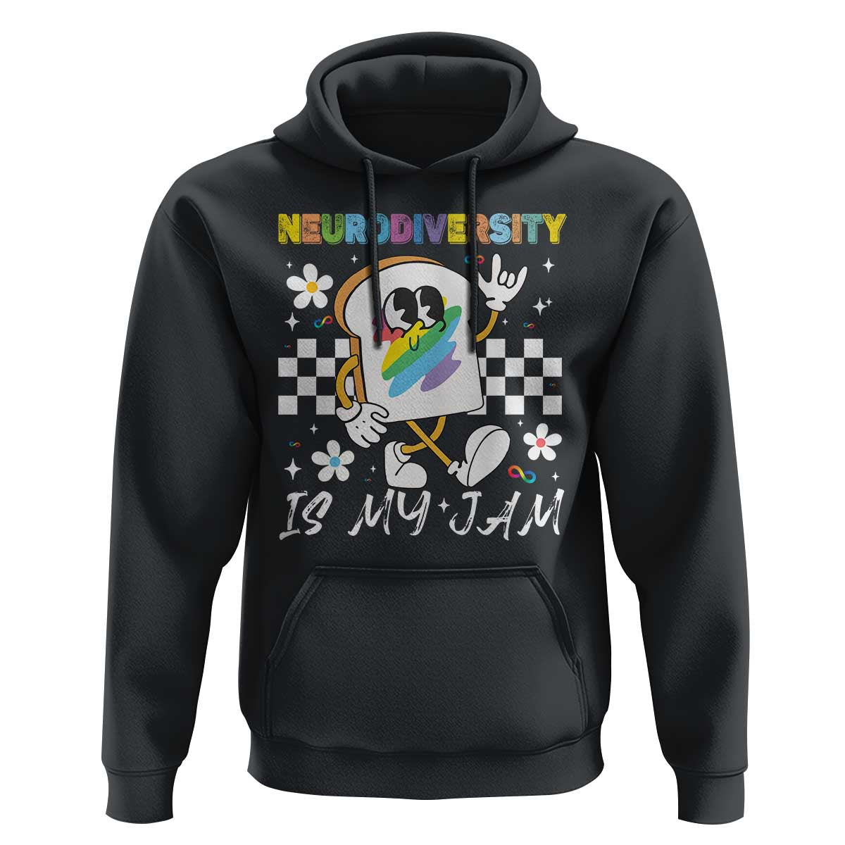 Neurodiversity Is My Jam Inclusion Autism Awareness Hoodie Special Education Teacher Para Gift