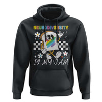 Neurodiversity Is My Jam Inclusion Autism Awareness Hoodie Special Education Teacher Para Gift