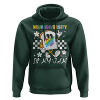 Neurodiversity Is My Jam Inclusion Autism Awareness Hoodie Special Education Teacher Para Gift