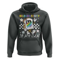 Neurodiversity Is My Jam Inclusion Autism Awareness Hoodie Special Education Teacher Para Gift