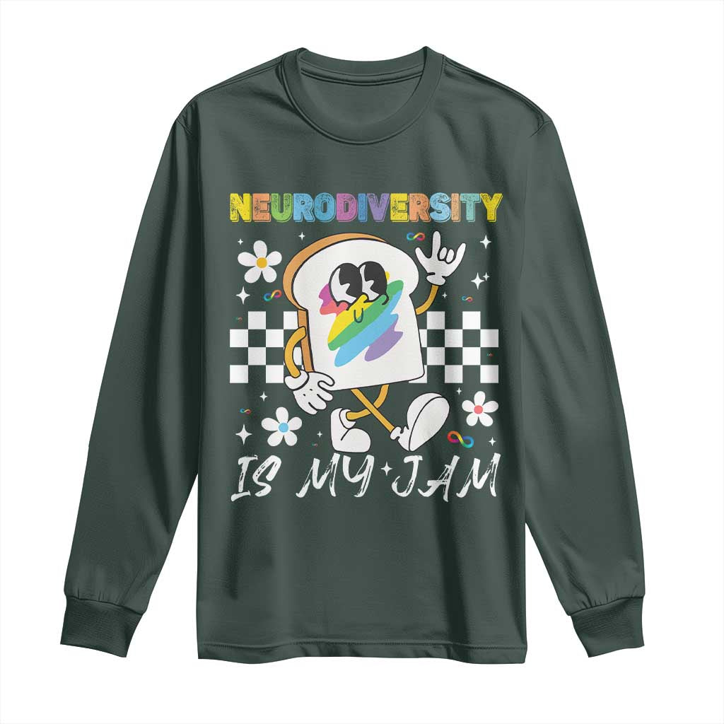 Neurodiversity Is My Jam Inclusion Autism Awareness Long Sleeve Shirt Special Education Teacher Para Gift