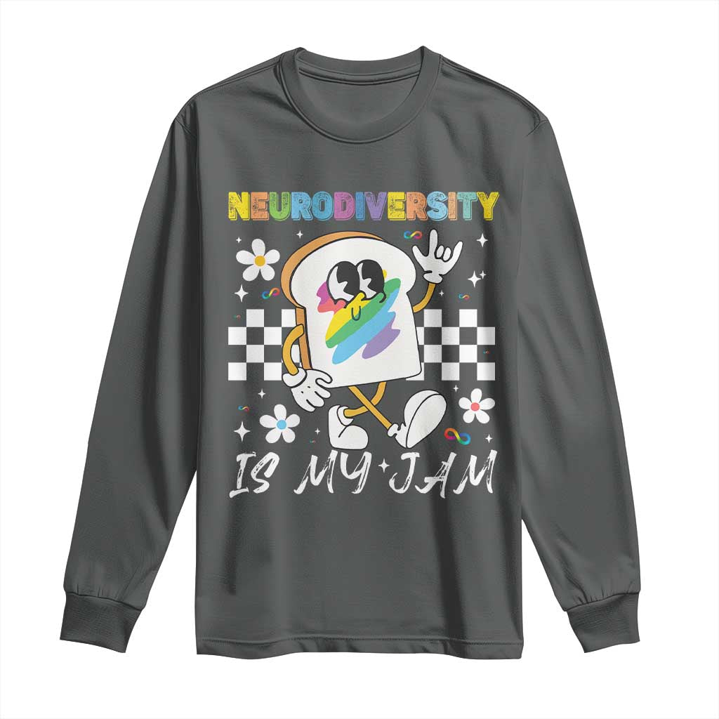 Neurodiversity Is My Jam Inclusion Autism Awareness Long Sleeve Shirt Special Education Teacher Para Gift