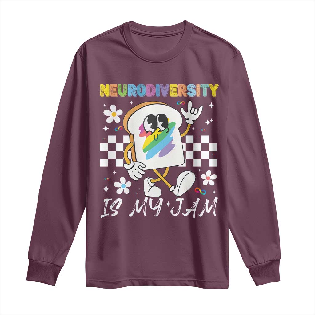 Neurodiversity Is My Jam Inclusion Autism Awareness Long Sleeve Shirt Special Education Teacher Para Gift