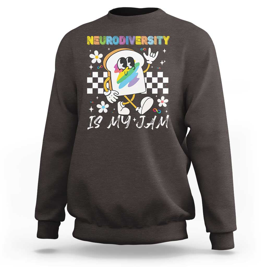 Neurodiversity Is My Jam Inclusion Autism Awareness Sweatshirt Special Education Teacher Para Gift