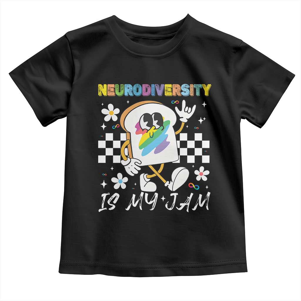 Neurodiversity Is My Jam Inclusion Autism Awareness Toddler T Shirt Special Education Teacher Para Gift