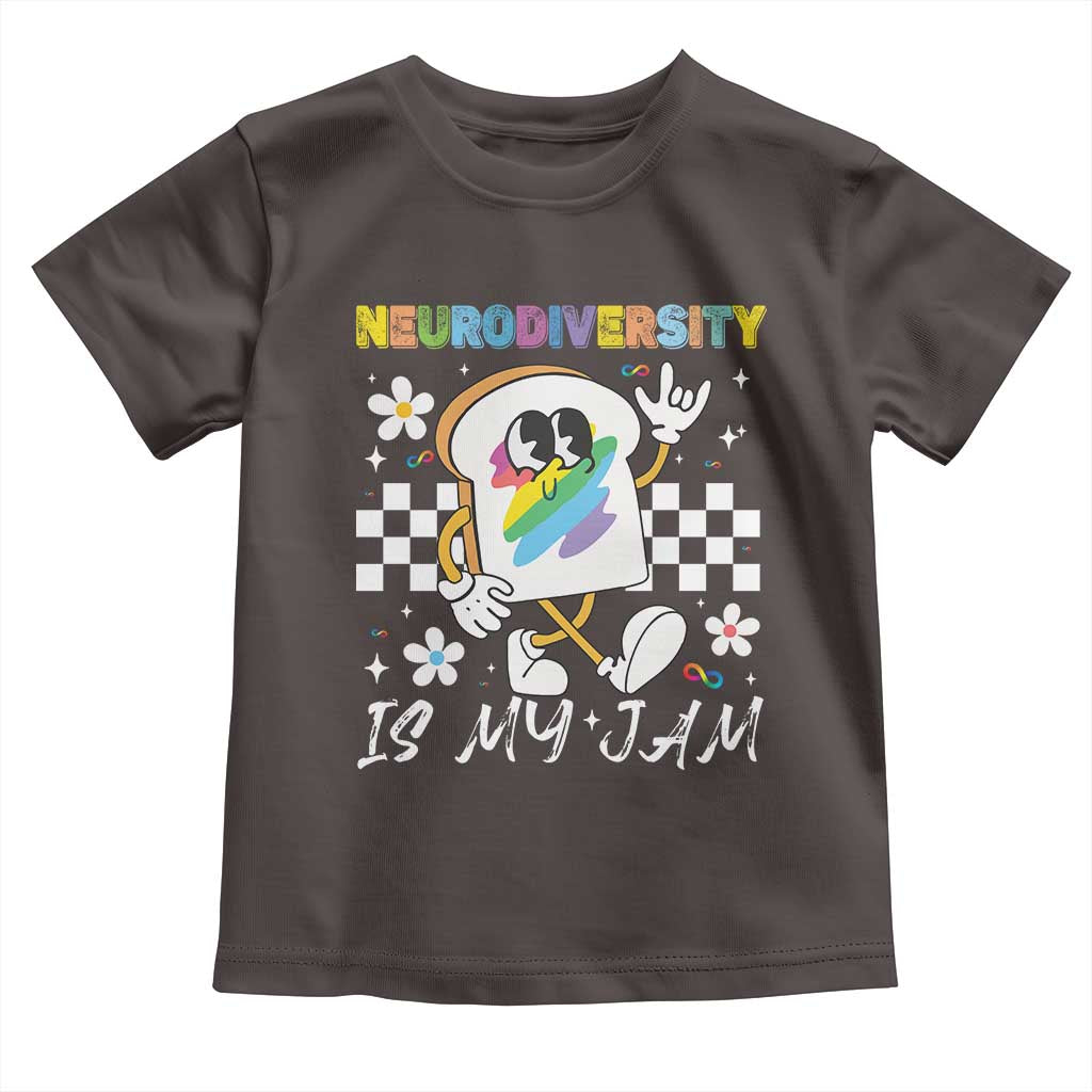 Neurodiversity Is My Jam Inclusion Autism Awareness Toddler T Shirt Special Education Teacher Para Gift